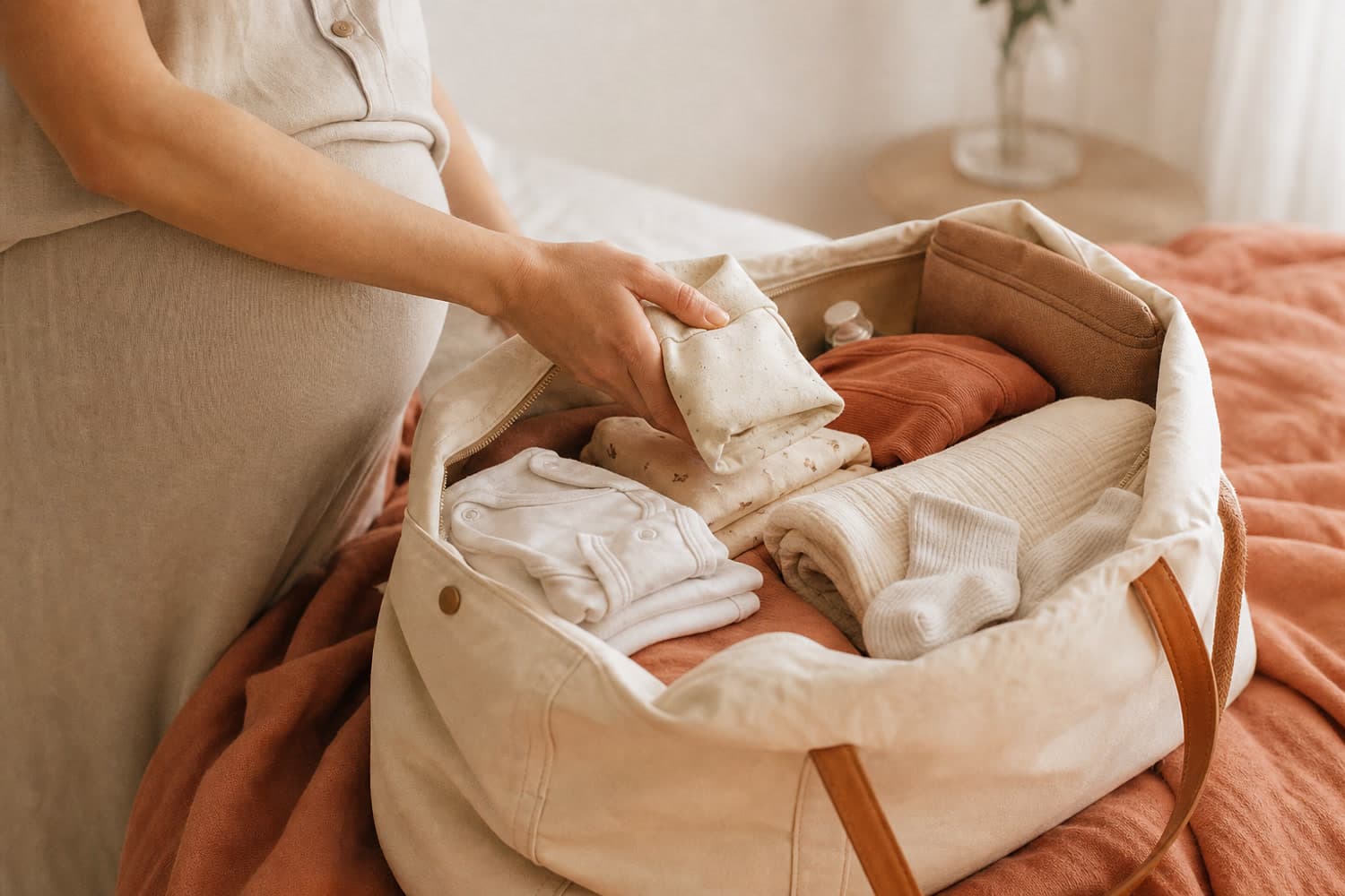 Qué llevar en la bolsa del hospital para el parto: lista completa.
