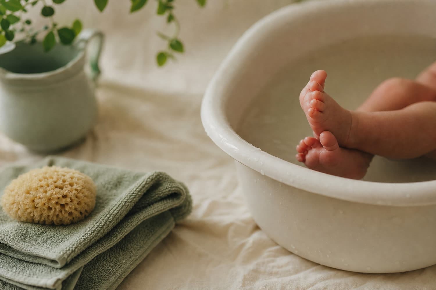 El baño del recién nacido: cuándo, cómo y cada cuánto.