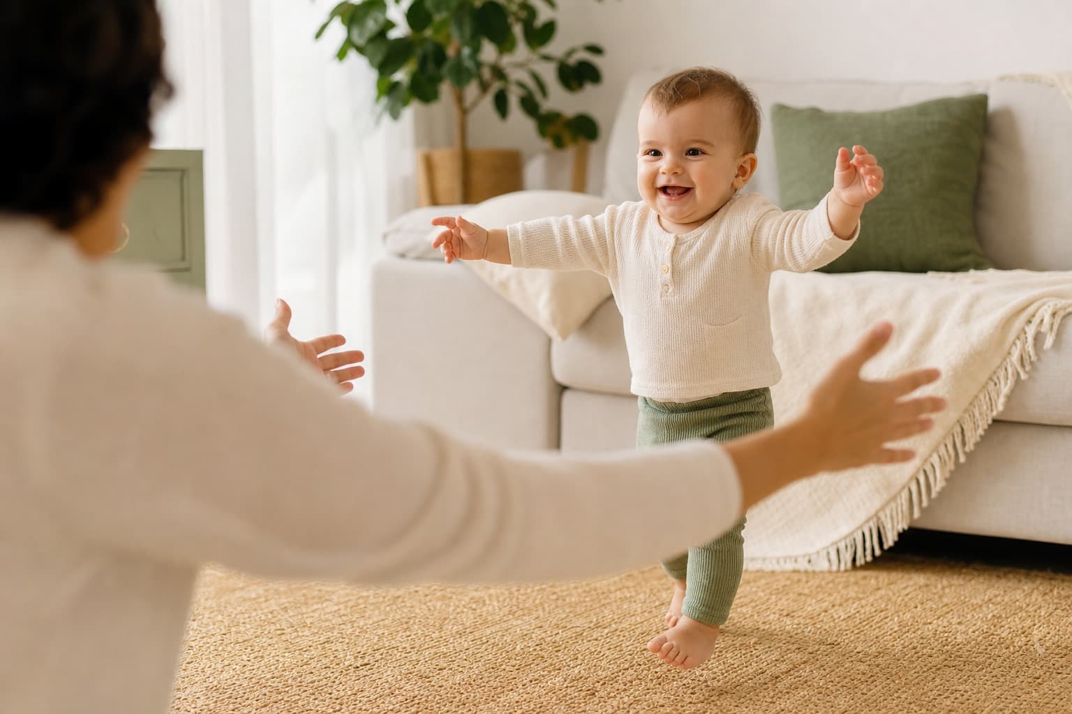 Tu bebé de 10 a 12 meses: primeros pasos y fin del primer año