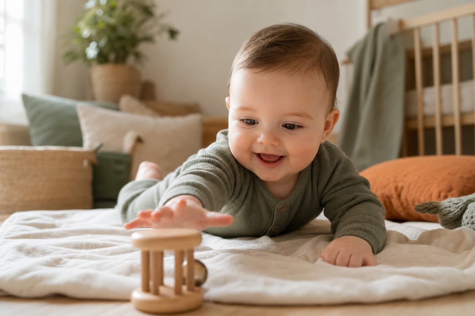 Tu bebé de 4 a 6 meses: hitos, inicio de sólidos y sueño
